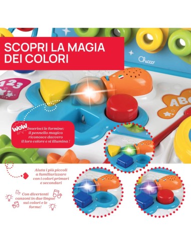 Scrivania Didattica Bilingue Chicco con Attività Elettroniche