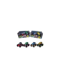 SILVER MONSTER 41454 SET 2 MONSTER TRUCK 1:55 DIE CAST