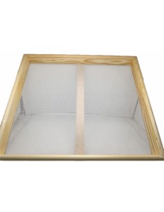 TELAIO SECCAPASTA LEGNO 60X50CM CON RETE ALIMENTARE