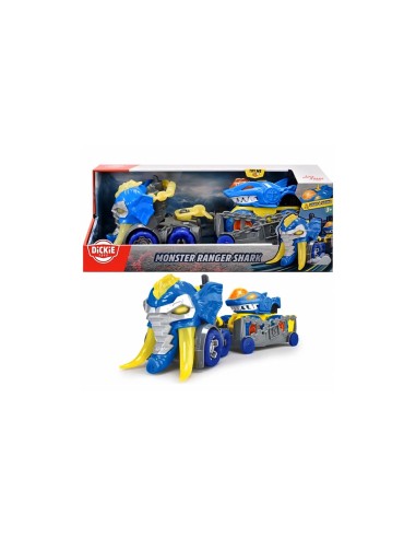 VEICOLO 24052348006 MONSTER RANGER SHARK 32CM LUCI E SUONI
