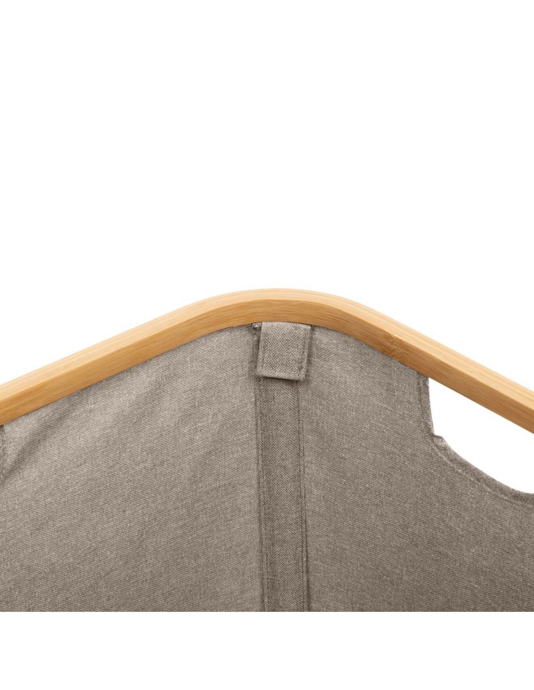 Cestino portaoggetti pieghevole 57x37x27 cm, poliestere e bambù, contenitore salvaspazio, cestino organizer, pieghevole, pratico