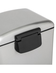 Ariane bidone per rifiuti in acciaio inox 20 litri, dimensioni L. 53,3 x l. 30 x h. 30 cm, resistente, moderno, bagno, cucina