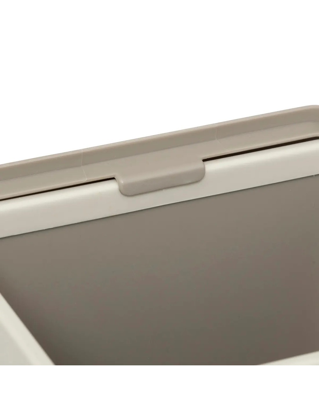 Bidone per il compost 5 litri in plastica color talpa, dimensioni L. 24,5 x P. 18,7 x H. 14,5 cm, leggero, ecologico, pratico