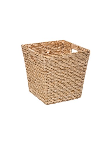 Cesta naturale 31x31 cm, dimensioni L. 31 x D. 31 x H. 31 cm, peso 0,575 kg, ideale per organizzazione e decorazione