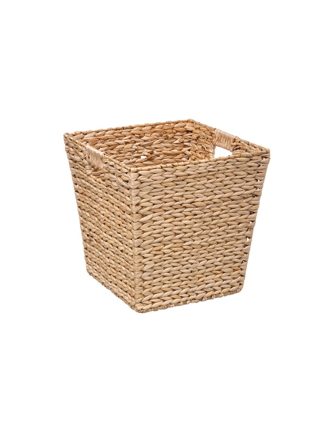 Cesta naturale 31x31 cm, dimensioni L. 31 x D. 31 x H. 31 cm, peso 0,575 kg, ideale per organizzazione e decorazione