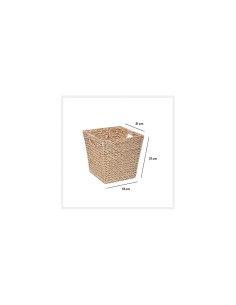 Cesta naturale 31x31 cm, dimensioni L. 31 x D. 31 x H. 31 cm, peso 0,575 kg, ideale per organizzazione e decorazione 2