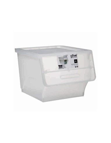 Box con apertura frontale 34L, dimensioni L. 38 x P. 45,5 x H. 31 cm, pratico e spazioso, ideale per organizzazione domestica