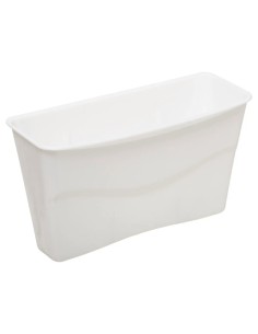 Scolapiatti Modern Color Bianco, Organizzatore Cucina 43x32x18,5 cm, Scolapiatti Elegante, Accessori Cucina