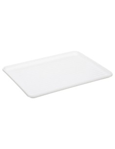 Scolapiatti Modern Color Bianco, Organizzatore Cucina 43x32x18,5 cm, Scolapiatti Elegante, Accessori Cucina
