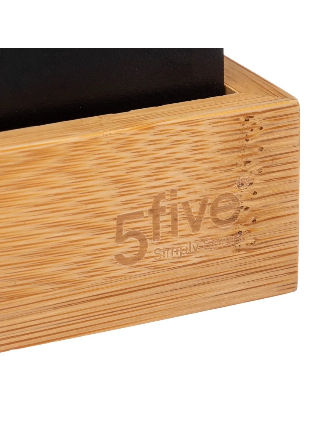 Organizer con base rimovibile in bambù, L. 29 x l. 10,8 x h. 10,4 cm, pratico e versatile per ogni ambiente