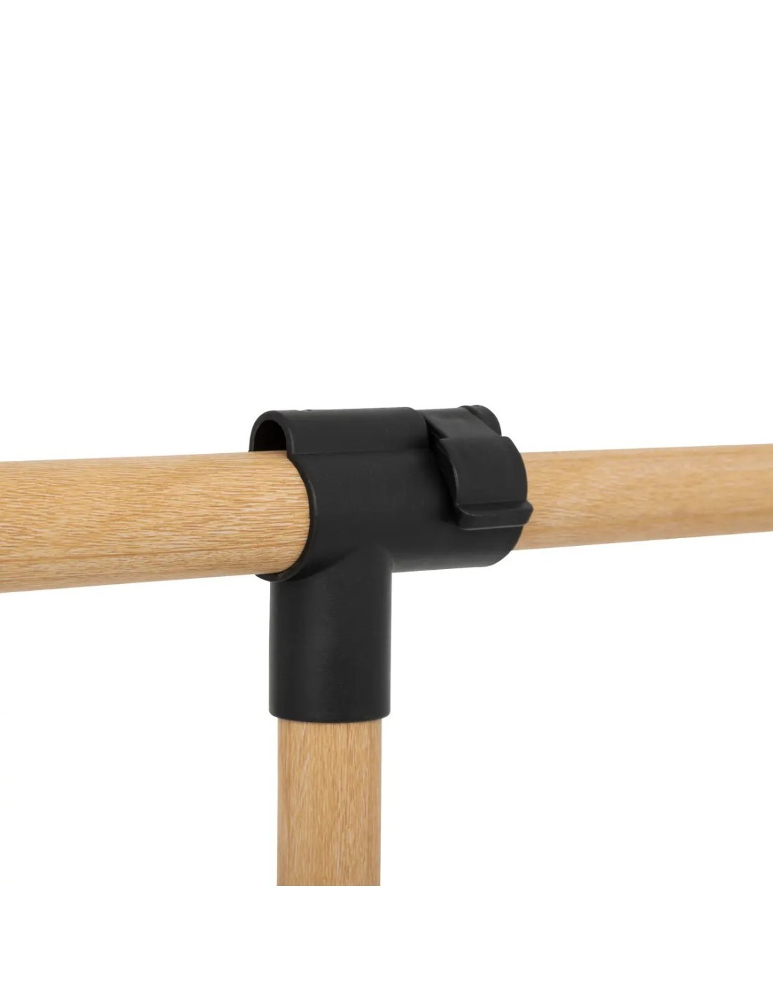 Appendiabiti estensibile effetto legno, L. 150 x P. 122 x H. 42 cm, estensibile da 95,5 a 160 cm