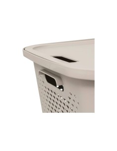 Cestello "Aera" 13,9L con coperchio, dimensioni L. 38 x l. 32,7 x H. 15,4 cm, leggero e pratico, ideale per organizzare casa