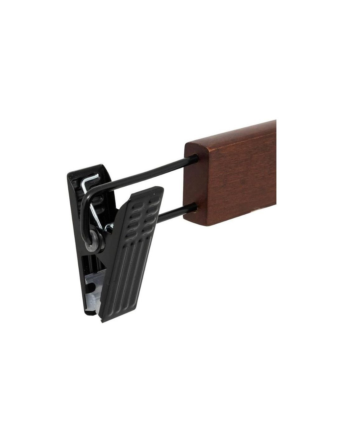 Set 2 Appendini in Legno Scuro con Fermagli 5Five
