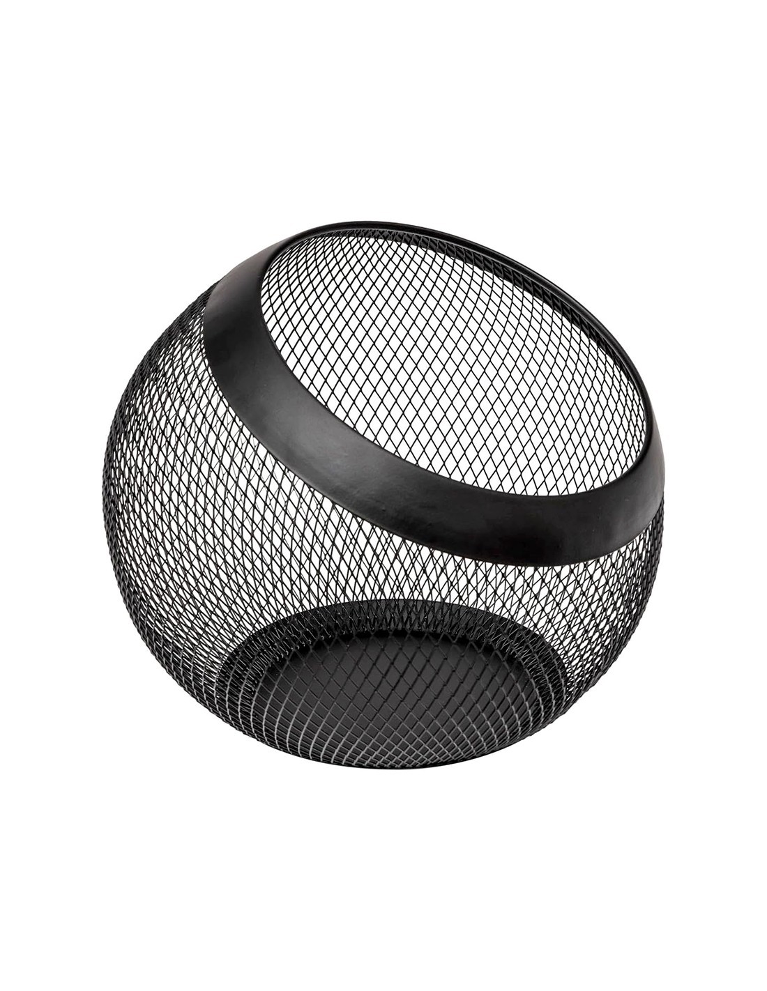 5five Portacapsule rotondo Mayaj, P. 24 x H. 21 cm, in acciaio, per 70 capsule, pratico e moderno