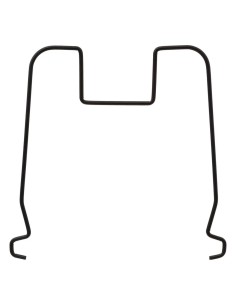 Portapadelle estensibile in ferro, dimensioni L. 58,5 x l. 21 x h. 18 cm, resistente e versatile