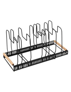 Portapadelle estensibile in ferro, dimensioni L. 58,5 x l. 21 x h. 18 cm, resistente e versatile