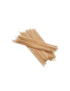 Confezione da 100 spiedini in bambù, resistenti e naturali, ideali per barbecue e aperitivi