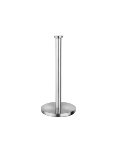 Porta asciugamani di carta in acciaio inox, dimensioni D. 14,7 x H. 33,5 cm, acciaio inossidabile, resistente, design moderno