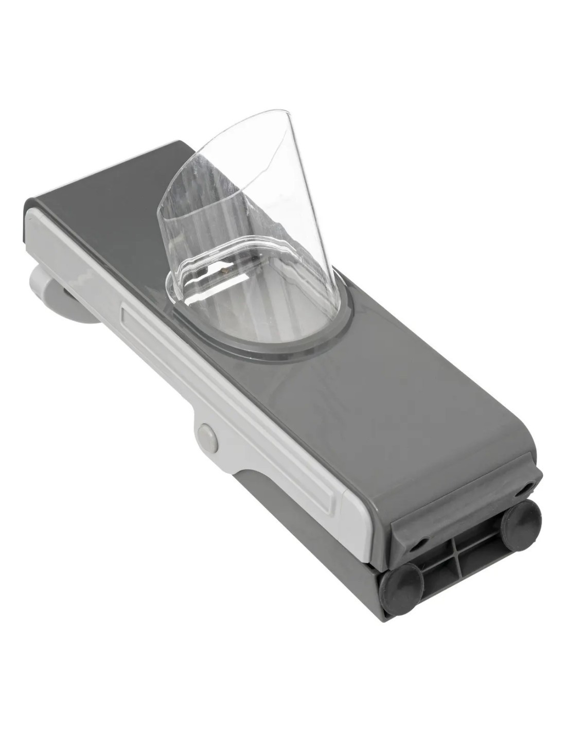 Mandolina multi-taglio con spingi-verdure, L. 26,5 x l. 15 x h. 9,5 cm, per affettare e tagliare con precisione