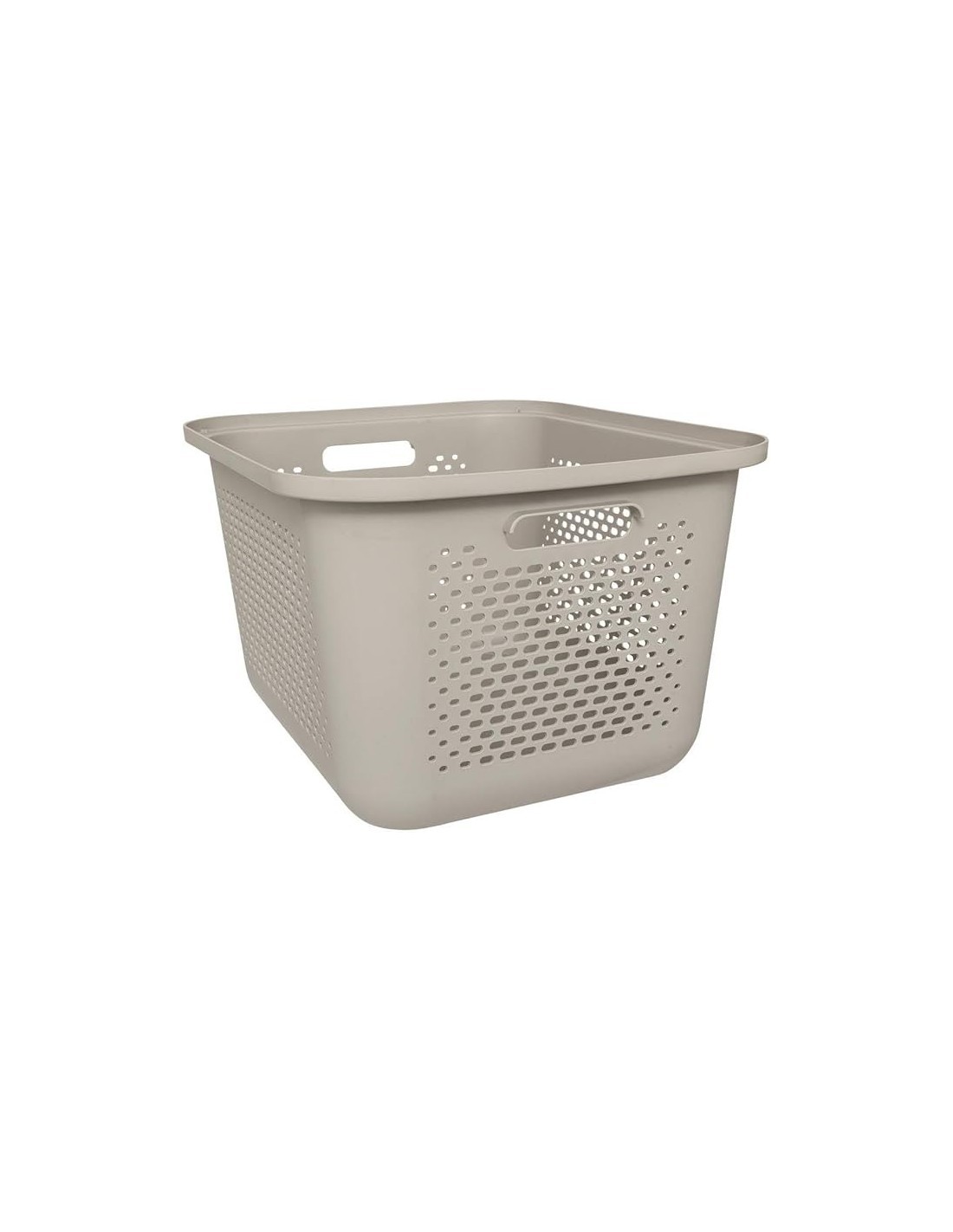 Cesto di copertura 5five 28L in lino color sabbia, dimensioni L. 38,2 x P. 32,7 x H. 22,8 cm, leggero, elegante, pratico