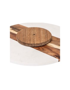 Piatto da Portata Girevole (Φ35) in Acacia, Design Elegante, FV Acacia 204642, Piatto Girevole per Cucina 2