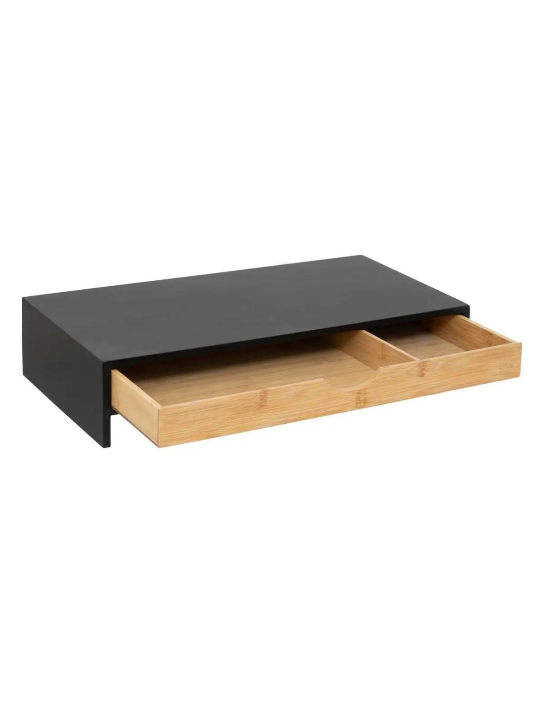 Supporto per monitor con cassetto, L. 47 x l. 25 x h. 10 cm, pratico e robusto per scrivania ordinata