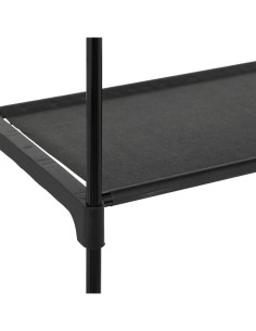 Scarpiera Modulare Nera 155x87x30 cm, Ampio Spazio di Archiviazione per Scarpe e Accessori