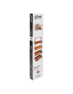 Scaffale Acacia 4 Livelli, 88x26,8x16 cm, Elegante e Funzionale per Ogni Ambiente 2