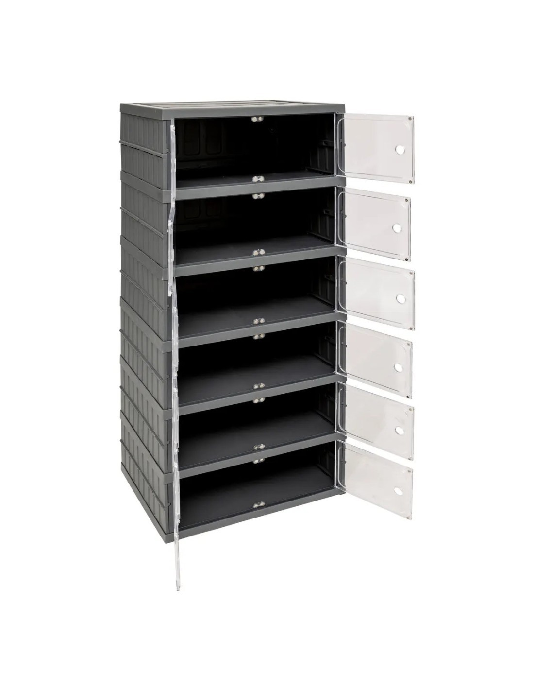 Armadietto Modulare Pieghevole, 6 Livelli, 46x36x19,75 cm – Organizzazione Salvaspazio