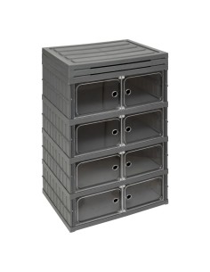 Armadietto Modulare Pieghevole, 6 Livelli, 46x36x19,75 cm – Organizzazione Salvaspazio