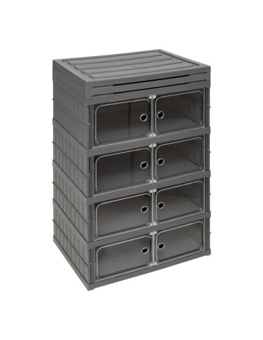 Armadietto Modulare Pieghevole, 6 Livelli, 46x36x19,75 cm – Organizzazione Salvaspazio