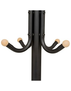 Appendiabiti , 11 posti, altezza 176 cm, colore nero, pratico e funzionale per ingresso e camere