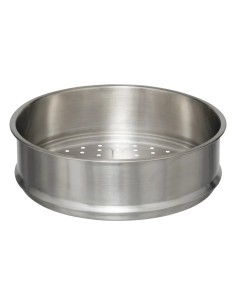 Vaporiera D24cm Alluminio Pressato Grigio | Shop in Casa