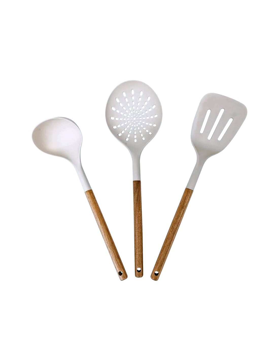 Set "Harmony" di 3 utensili da cucina in acacia, dimensioni L. x P. x A. cm, peso 0,060 Kg, utensili in legno, cucina ecologica