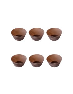 Set di 6 Custodie in Silicone GOURMAND, Tortora, H.4,5 cm, P.6,2 cm | Shop in Casa