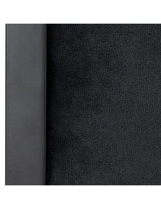 Sedia Pieghevole in Velluto Nero, Sedia Comoda e Elegante per Casa e Ufficio 2