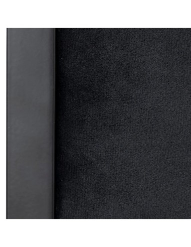 Sedia Pieghevole in Velluto Nero, Sedia Comoda e Elegante per Casa e Ufficio