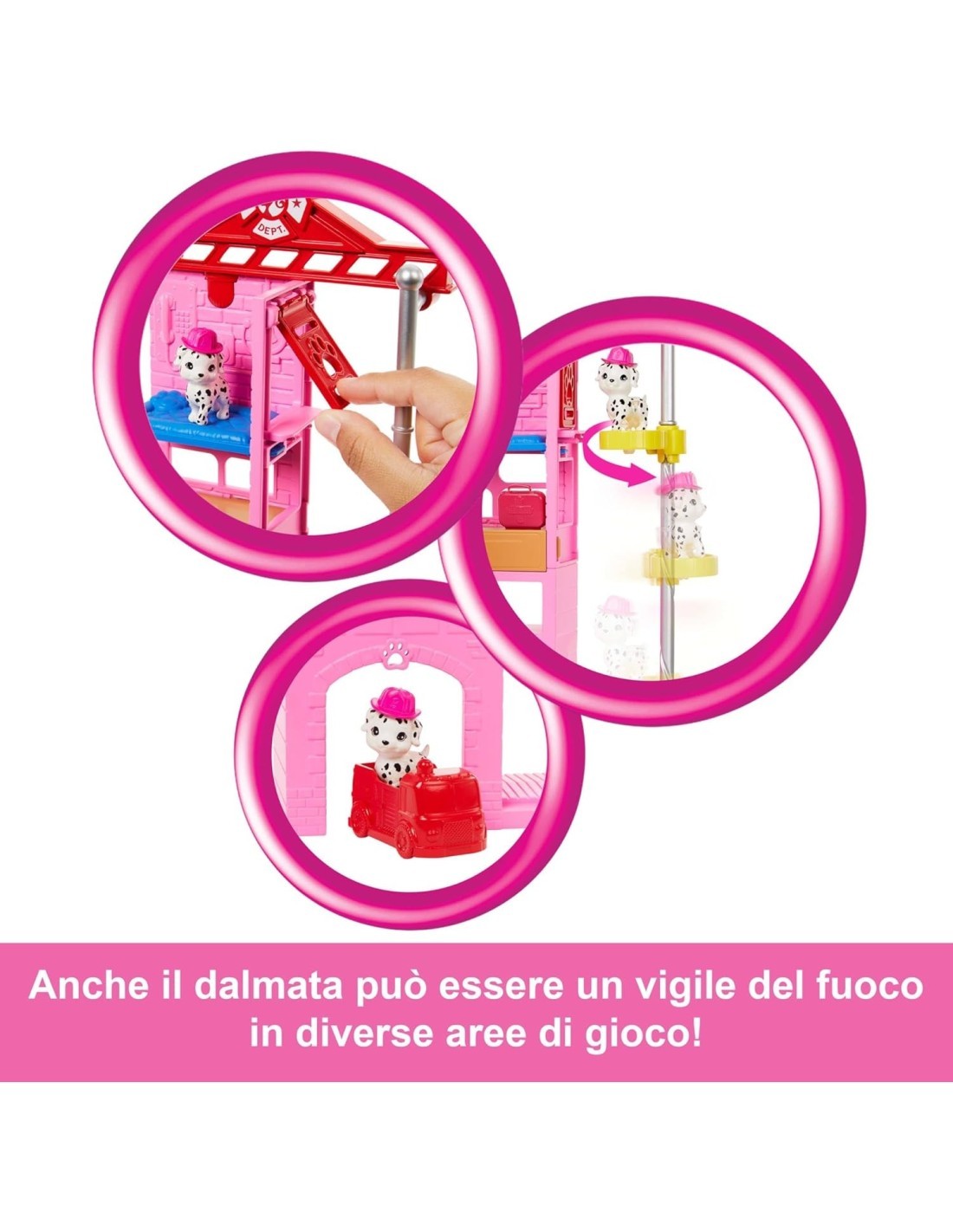 BARBIE, CARRIERE, VIGILE DEL FUOCO, PLAYSET, 3+ ANNI