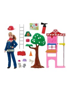 BARBIE, CARRIERE, VIGILE DEL FUOCO, PLAYSET, 3+ ANNI
