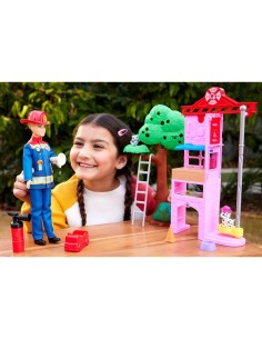 BARBIE, CARRIERE, VIGILE DEL FUOCO, PLAYSET, 3+ ANNI