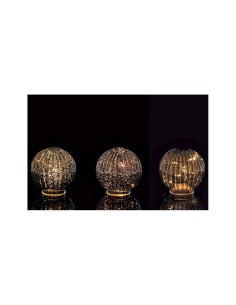 SFERA 107758 VETRO 15CM 12LUCI ASSORTITO