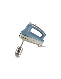 Ariete 1548 Sbattitore Vintage, 450W, 5 Velocità + Turbo, 2 Fruste Inox, Celeste