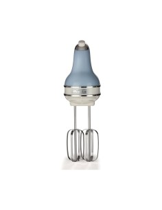 Ariete 1548 Sbattitore Vintage, 450W, 5 Velocità + Turbo, 2 Fruste Inox, Celeste