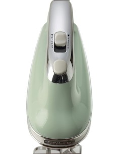 Ariete 1548 Sbattitore Vintage, 450W, 5 Velocità + Turbo, 2 Fruste Inox, Verde