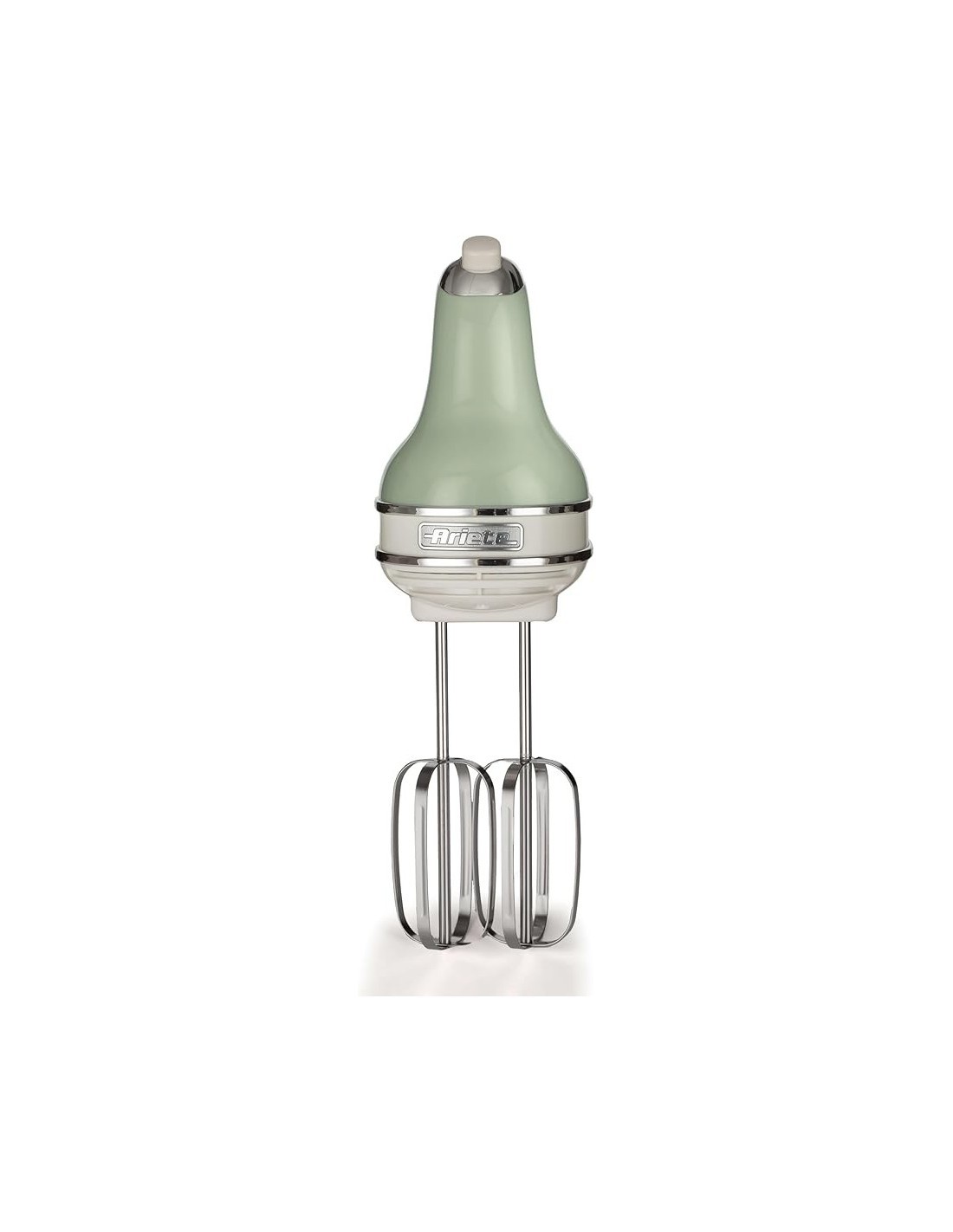 Ariete 1548 Sbattitore Vintage, 450W, 5 Velocità + Turbo, 2 Fruste Inox, Verde