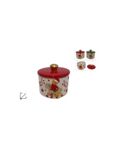 BARATTOLO TONDO 281841 CERAMICA 10CM ASSORTITO