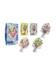 CUBIX 42582 BOUQUET FIORI ASSORTITO CON LUCE E BIGLIETTO