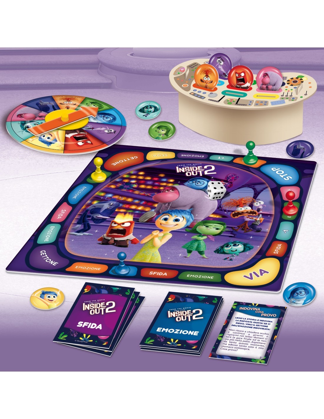 INSIDE OUT 2 IL GIOCO DELLE EMOZIONI, GIOCO DA TAVOLO BAMBINI