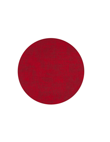 TOVAGLIETTA TONDA 38CM ROSSO