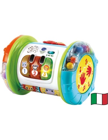 VTech Rullo Tam Tam 3 in 1 - Rullo Multiattività Interattivo 9-36 Mesi